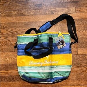 NWT- Tommy Bahama Multicolor Striped Insulated Bag